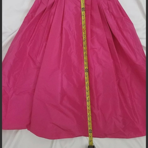 Kay Unger Tea Length Strapless Dress 2 - Picture 9 of 11